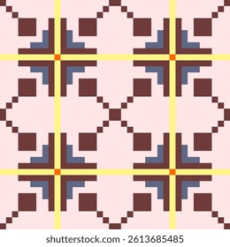 Geometric seamless pattern, tiles, fabric, paper, wrapping, decoration and etc. Abstract background.