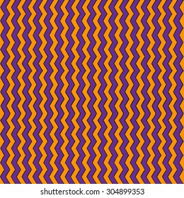 Geometric seamless pattern in traditional colors of Halloween.  Vector illustration. 