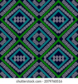 geometric seamless pattern traditional design for background, carpet, wallpaper, clothing, wrapping, fabric
