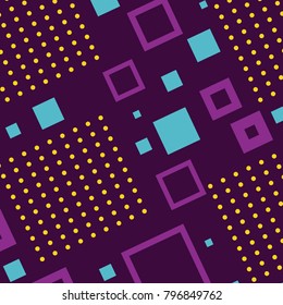 geometric seamless pattern trendy memphis design retro background template