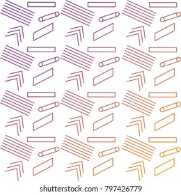geometric seamless pattern trendy memphis design template