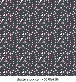 geometric seamless pattern with triangle, abstract background, vector.