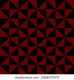 Geometric seamless pattern with triangles. Modern op art abstract background. Vector illustration.
