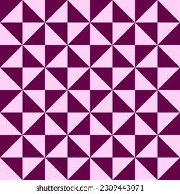 Geometric seamless pattern with triangles. Modern op art abstract background. Vector illustration.