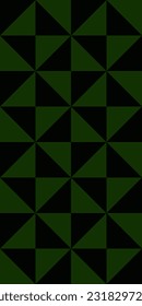 Geometric seamless pattern with triangles. Modern op art abstract background. Vector illustration.
