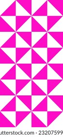 Geometric seamless pattern with triangles. Modern op art abstract background. Vector illustration.