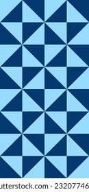 Geometric seamless pattern with triangles. Modern op art abstract background. Vector illustration.
