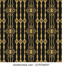Geometric Seamless Pattern with Tribal Shape. Designed in Ikat, Boho, Aztec, Folk, Motif, Luxury Arabic Style. Ideal for Fabric Garment, Ceramics, Wallpaper, backdrop. Vector Illustration