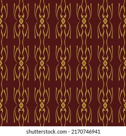 Geometric Seamless Pattern with Tribal Shape. Designed in Ikat, Boho, Aztec, Folk, Motif, Luxury Arabic Style. Ideal for Fabric Garment, Ceramics, Wallpaper, backdrop. Vector Illustration