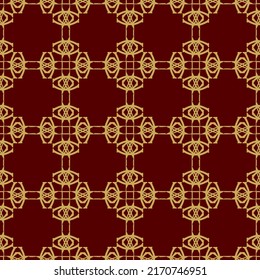 Geometric Seamless Pattern with Tribal Shape. Designed in Ikat, Boho, Aztec, Folk, Motif, Luxury Arabic Style. Ideal for Fabric Garment, Ceramics, Wallpaper, backdrop. Vector Illustration