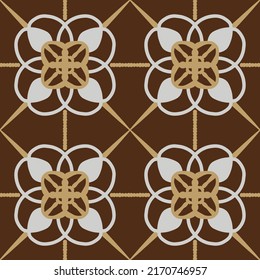 Geometric Seamless Pattern with Tribal Shape. Designed in Ikat, Boho, Aztec, Folk, Motif, Luxury Arabic Style. Ideal for Fabric Garment, Ceramics, Wallpaper, backdrop. Vector Illustration