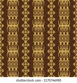 Geometric Seamless Pattern with Tribal Shape. Designed in Ikat, Boho, Aztec, Folk, Motif, Luxury Arabic Style. Ideal for Fabric Garment, Ceramics, Wallpaper, backdrop. Vector Illustration