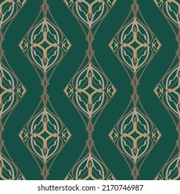 Geometric Seamless Pattern with Tribal Shape. Designed in Ikat, Boho, Aztec, Folk, Motif, Luxury Arabic Style. Ideal for Fabric Garment, Ceramics, Wallpaper, backdrop. Vector Illustration
