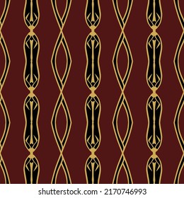 Geometric Seamless Pattern with Tribal Shape. Designed in Ikat, Boho, Aztec, Folk, Motif, Luxury Arabic Style. Ideal for Fabric Garment, Ceramics, Wallpaper, backdrop. Vector Illustration