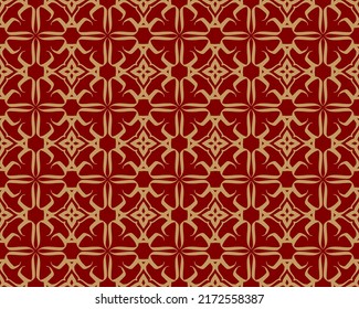 Geometric Seamless Pattern with Tribal Shape. Designed in Ikat, Boho, Aztec, Folk, Motif, Thai, Luxury Arabic Style. Ideal for Fabric Garment, Ceramics, Wallpaper. Vector Illustration