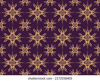 Geometric Seamless Pattern with Tribal Shape. Designed in Ikat, Boho, Aztec, Folk, Motif, Thai, Luxury Arabic Style. Ideal for Fabric Garment, Ceramics, Wallpaper. Vector Illustration
