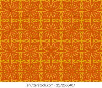 Geometric Seamless Pattern with Tribal Shape. Designed in Ikat, Boho, Aztec, Folk, Motif, Thai, Luxury Arabic Style. Ideal for Fabric Garment, Ceramics, Wallpaper. Vector Illustration