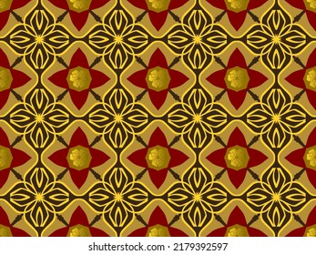 Geometric Seamless Pattern with Tribal Shape. Designed in Ikat, Boho, Aztec, Folk, Motif, Luxury Arabic Style. Ideal for Fabric Garment, Ceramics, Wallpaper. Vector Illustration