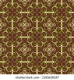 Geometric Seamless Pattern with Tribal Shape. Designed in Ikat, Boho, Aztec, Folk, Motif, Thai, Luxury Arabic Style. Ideal for Fabric Garment, Ceramics, Wallpaper. Vector Illustration.