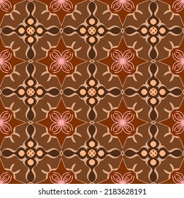 Geometric Seamless Pattern with Tribal Shape. Designed in Ikat, Boho, Aztec, Folk, Motif, Thai, Luxury Arabic Style. Ideal for Fabric Garment, Ceramics, Wallpaper. Vector Illustration.