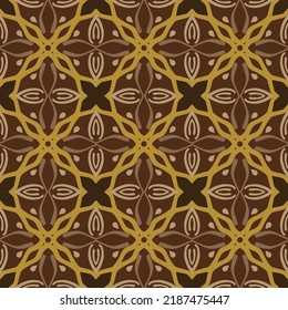 Geometric Seamless Pattern with Tribal Shape. Designed in Ikat, Boho, Aztec, Folk, Motif, Thai, Luxury Arabic Style. Ideal for Fabric Garment, Ceramics, Wallpaper. Vector Illustration.