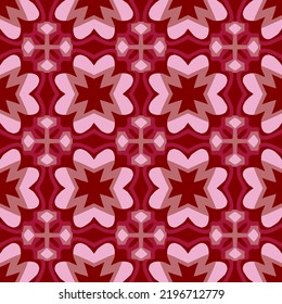 Geometric Seamless Pattern with Tribal Shape. Designed in Ikat, Boho, Aztec, Folk, Motif, Thai, Luxury Arabic Style. Ideal for Fabric Garment, Ceramics, Wallpaper. Vector Illustration.