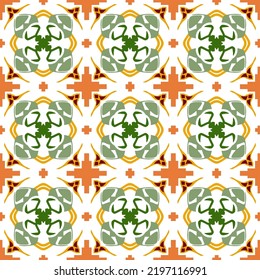Geometric Seamless Pattern with Tribal Shape. Designed in Ikat, Boho, Aztec, Folk, Motif, Luxury Arabic Style. Ideal for Fabric Garment, Ceramics, Wallpaper. Vector Illustration.