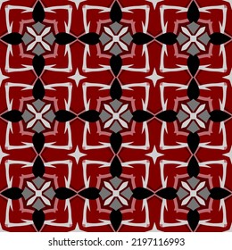 Geometric Seamless Pattern with Tribal Shape. Designed in Ikat, Boho, Aztec, Folk, Motif, Luxury Arabic Style. Ideal for Fabric Garment, Ceramics, Wallpaper. Vector Illustration.