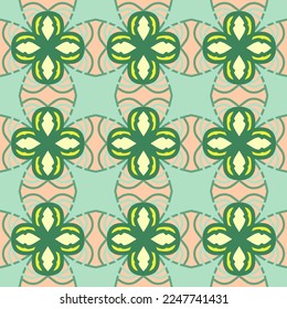 Geometric Seamless Pattern with Tribal Shape. Designed in Ikat, Boho, Aztec, Folk, Motif, Luxury Arabic Style. Ideal for Fabric Garment, Ceramics, Wallpaper. Vector Illustration