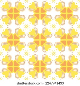 Geometric Seamless Pattern with Tribal Shape. Designed in Ikat, Boho, Aztec, Folk, Motif, Luxury Arabic Style. Ideal for Fabric Garment, Ceramics, Wallpaper. Vector Illustration