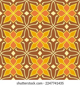 Geometric Seamless Pattern with Tribal Shape. Designed in Ikat, Boho, Aztec, Folk, Motif, Luxury Arabic Style. Ideal for Fabric Garment, Ceramics, Wallpaper. Vector Illustration