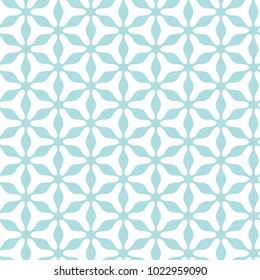 Geometric seamless pattern. Turquoise abstract background