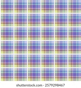 Geometric seamless pattern, understated checkered tartan design with neutral colors