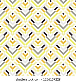 Geometric seamless pattern, vector abstract background, modern design texture.