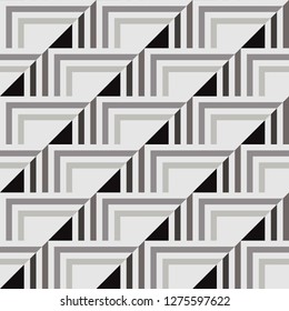 Geometric seamless pattern, vector abstract halftone background, modern design texture.