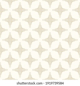 Geometric Seamless Pattern Vector Background