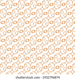 The geometric seamless pattern. Seamless vector background. Stock illustration.