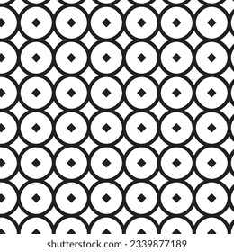 Geometric Seamless pattern. Vector background illustration