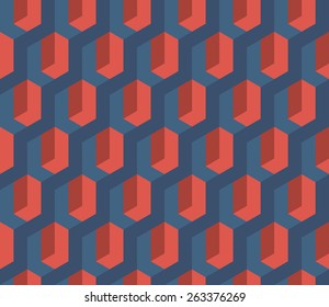 Geometric seamless pattern vector background illustration
