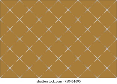 geometric seamless pattern. vector background. simple pattern. dots line diagonal with silver on gold background.