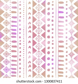 Geometric seamless pattern vector design. Creative line hand drawn.