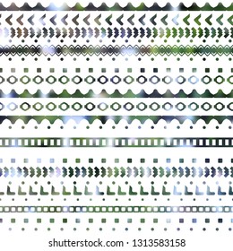 Geometric seamless pattern vector design. Creative line hand drawn.