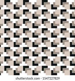 Geometric seamless pattern vector design