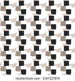 Geometric seamless pattern vector design
