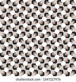 Geometric seamless pattern vector design