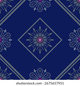 design de vetor de padrão contínuo geométrico