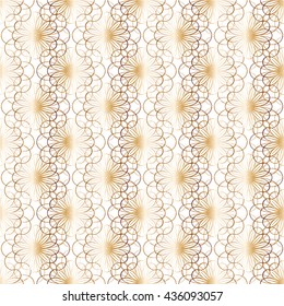 Geometric seamless  pattern vector golden 