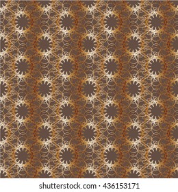 Geometric seamless  pattern vector golden paper