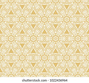 geometric seamless pattern. Vector illustration. For modern interior design, fashion textile print, decor panel
