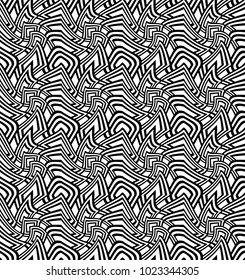 Geometric Seamless Pattern Vector Illustration